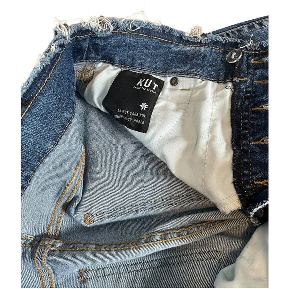 KUT From The Cloth High-Rise Fab Ab Ankle Skinny Women's Size 8 Super Stretch - Picture 6 of 11